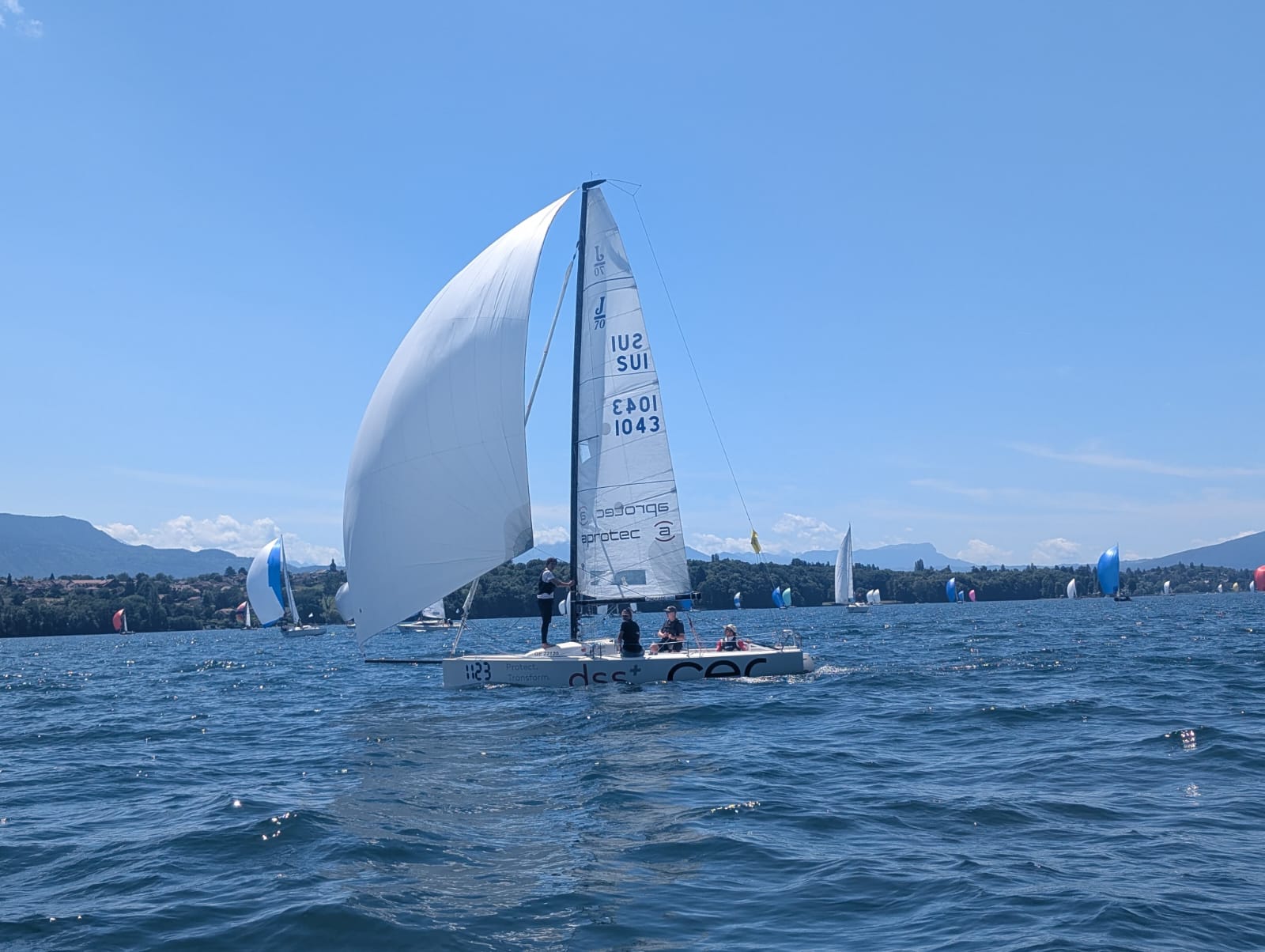 Magnifique prestation des Tribordais au Bol d'Or du Léman!