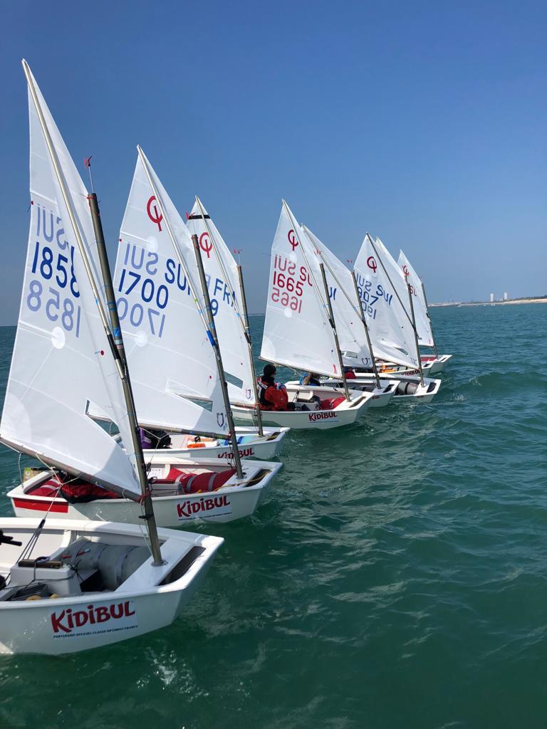 Régate de sélection à la Rochelle (Optimist)