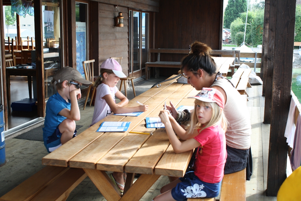 Cours d'été en Optimist 2011